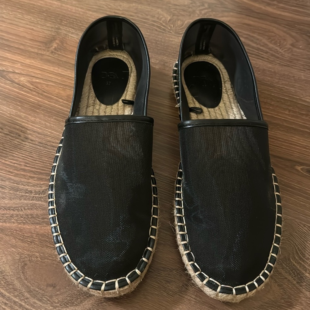 Zara mesh espadrilles.